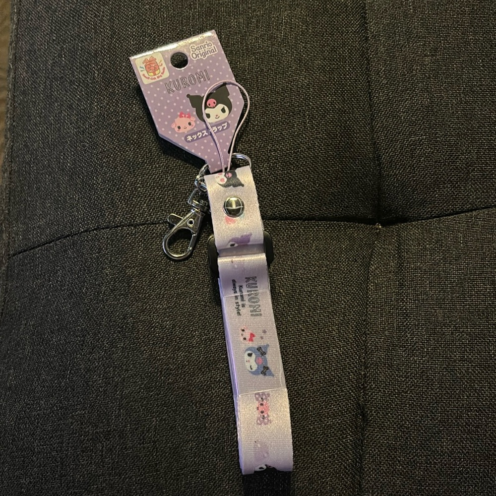 Kuromi lanyard from Japan